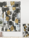 Gold Glamour Squares I - Modern & Transitional Canvas Artwork