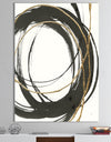 Gold Glamour Circle III - Posh & Luxe Gallery-wrapped Canvas