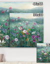 Flower field - Floral Farmhouse Premium Canvas Wall Art