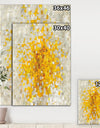 Glam Yellow Explosion Blocks - Modern & Transitional Gallery-wrapped Canvas