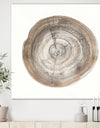 Circle natural elements I - Farmhouse Gallery-wrapped Canvas