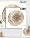 Circle natural elements II - Farmhouse Canvas Artwork