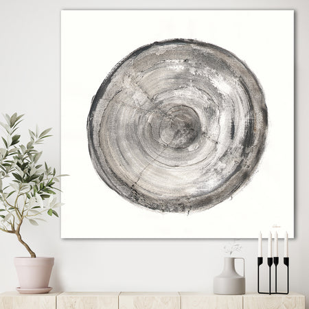 Circle natural elements III - Farmhouse Canvas Art