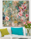 Flower Shower III - Farmhouse Gallery-wrapped Canvas