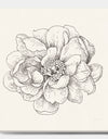 Pen and Ink Florals IV - Farmhouse Canvas Artwork