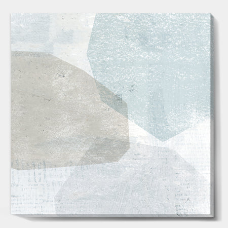 Grey and White Collage I - Modern & Contemporary Premium Canvas Wall Art