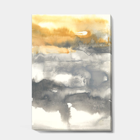 Gold Glamour Direction II - Modern & Contemporary Premium Canvas Wall Art