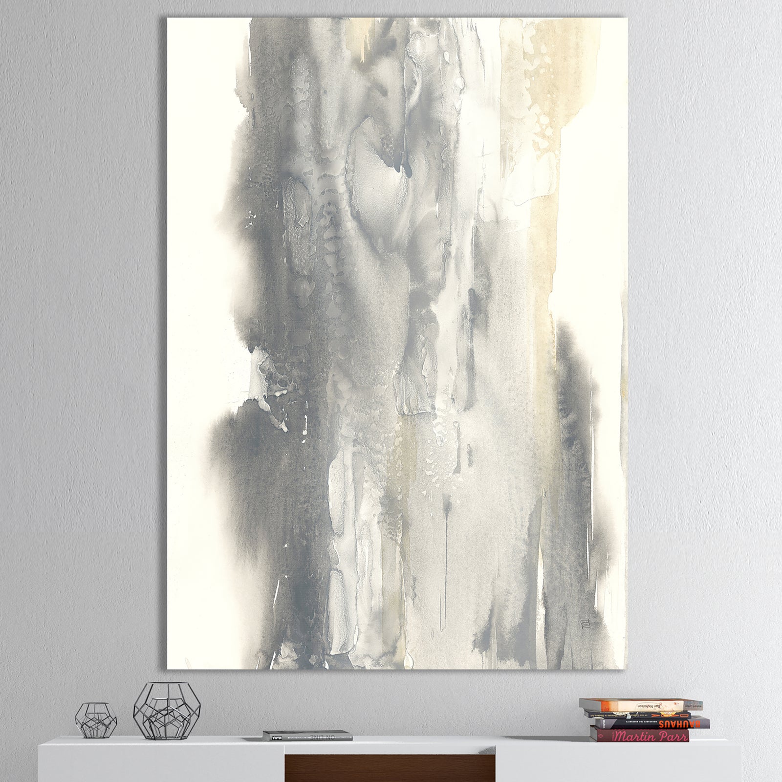 Gold Glamour Direction II - Modern & Contemporary Canvas Artwork
