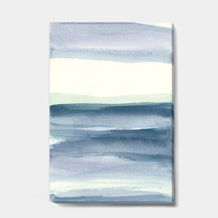 Mint Indigo Dawn I - Farmhouse Canvas Art
