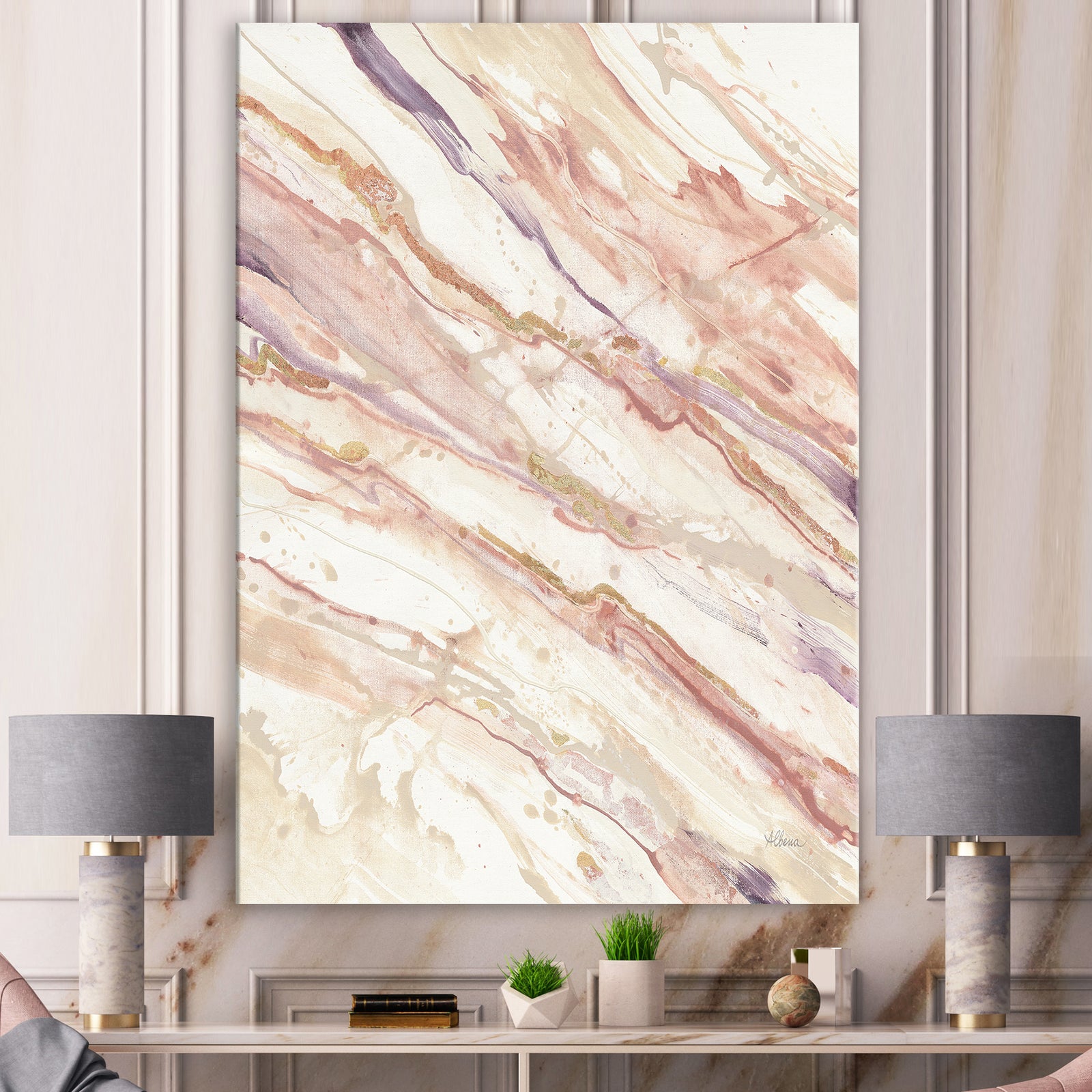 Copper Shabby Dreams - Shabby Chic Canvas Artwork