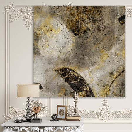 Glam Gold Desert Neutral - Modern & Contemporary Premium Canvas Wall Art