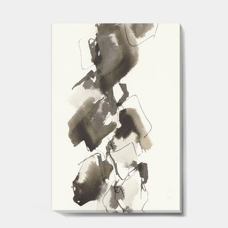 Geometric Glam Square I - Modern & Contemporary Gallery-wrapped Canvas