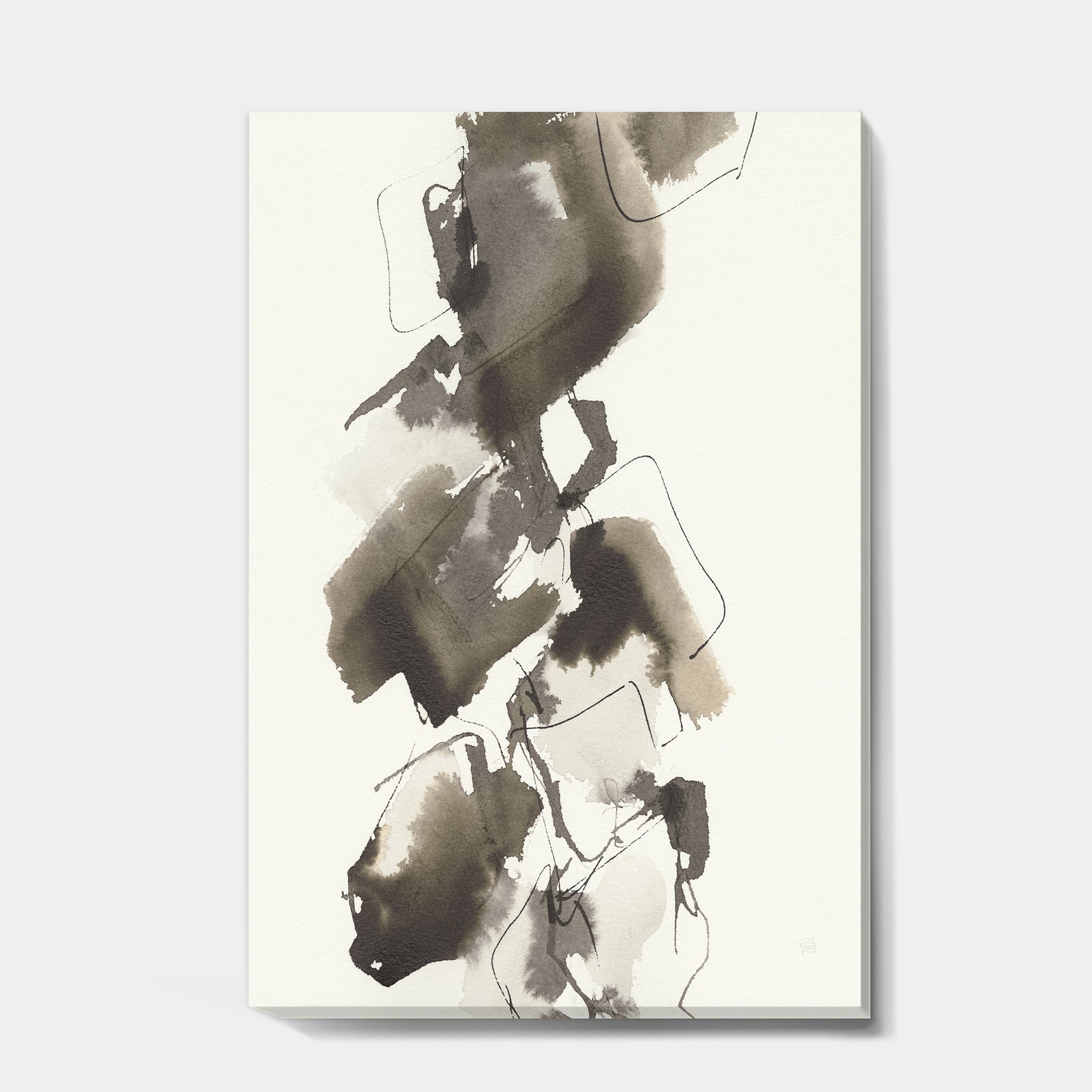 Geometric Glam Square I - Modern & Contemporary Gallery-wrapped Canvas