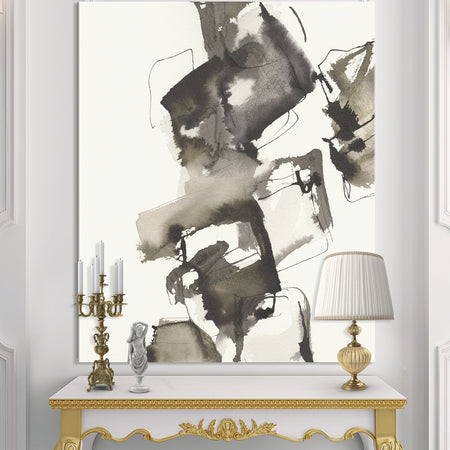 Geometric Glam Square II - Modern & Contemporary Canvas Artwork