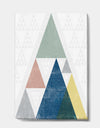 Geometrical Composition Triangles I - Modern & Transitional Canvas Art