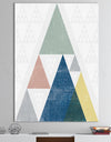 Geometrical Composition Triangles I - Modern & Transitional Canvas Art