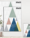 Geometrical Composition Triangles I - Modern & Transitional Canvas Art