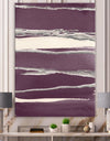 Shabby Watercolor on Purple III - Shabby Chic Premium Canvas Wall Art