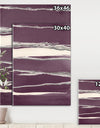 Shabby Watercolor on Purple III - Shabby Chic Premium Canvas Wall Art