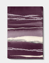 Shabby Watercolor on Purple IV - Shabby Chic Gallery-wrapped Canvas