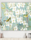 Birds on Blossom - Traditional Gallery-wrapped Canvas