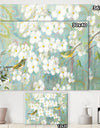 Birds on Blossom - Traditional Gallery-wrapped Canvas