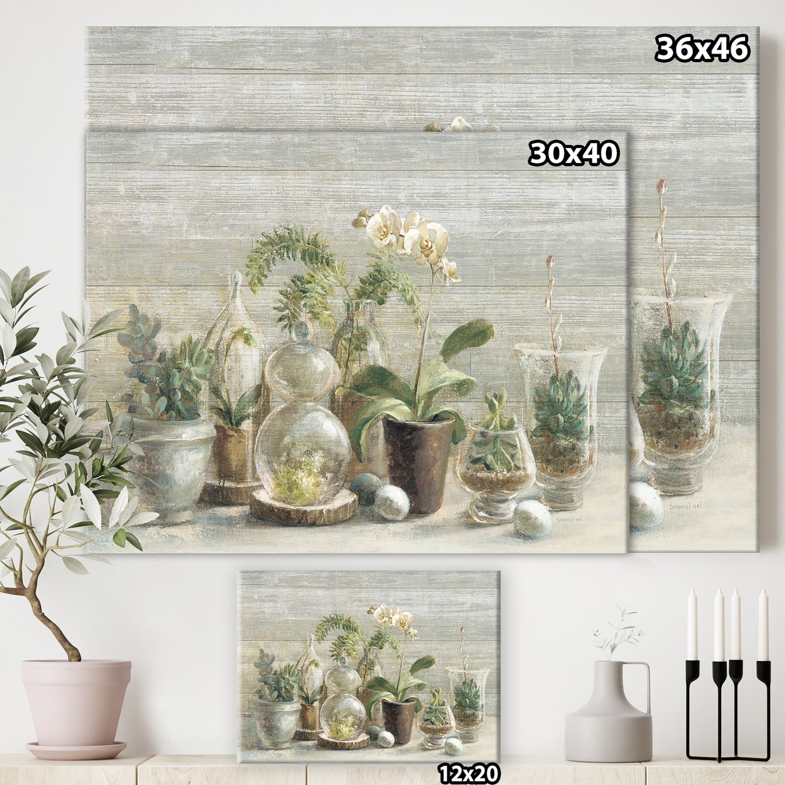 Composition of Orchids - Traditional Canvas Artwork