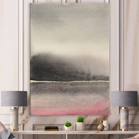 Pink Shabby Storm I - Shabby Chic Canvas Art