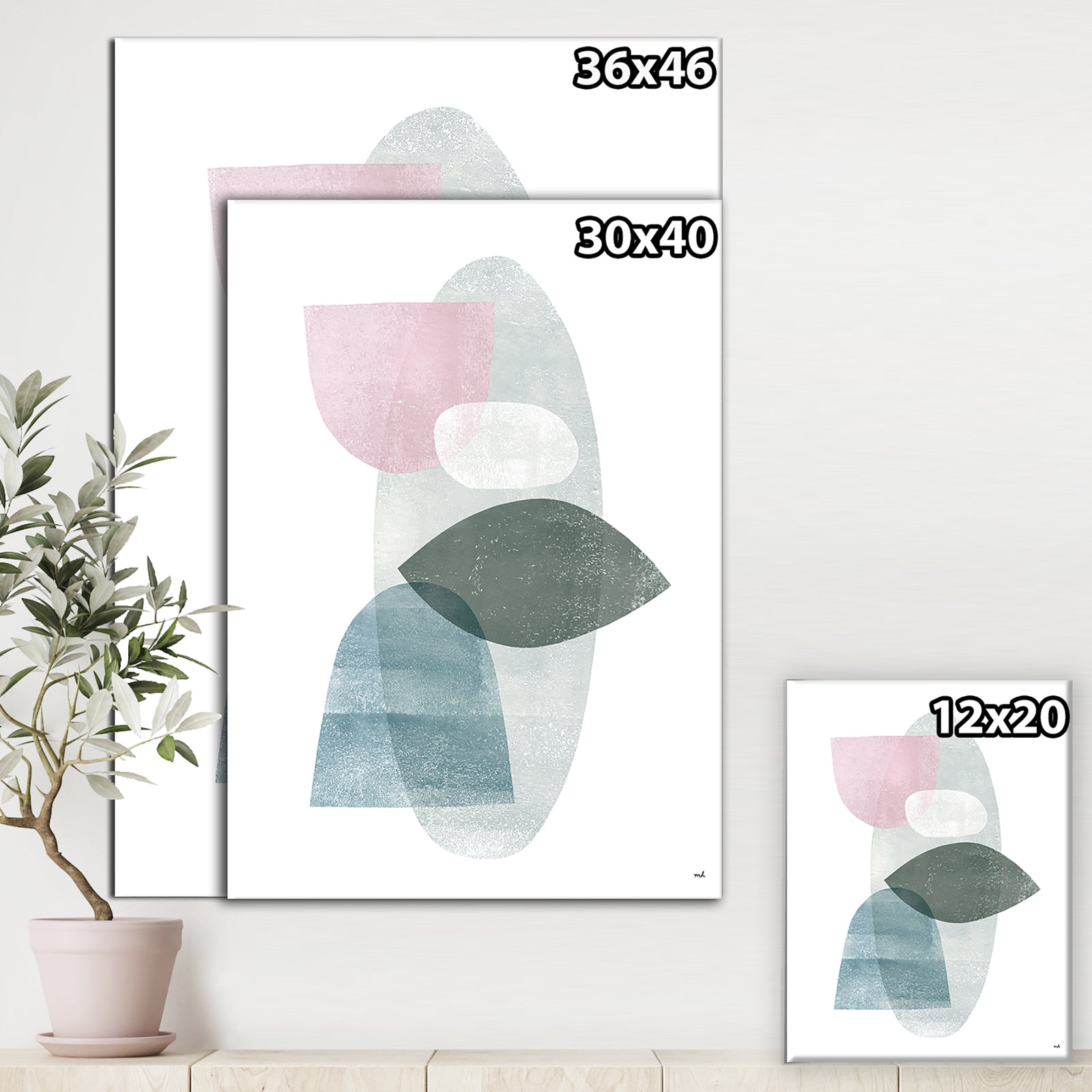 Distressed Dream II - Modern & Transitional Canvas Artwork