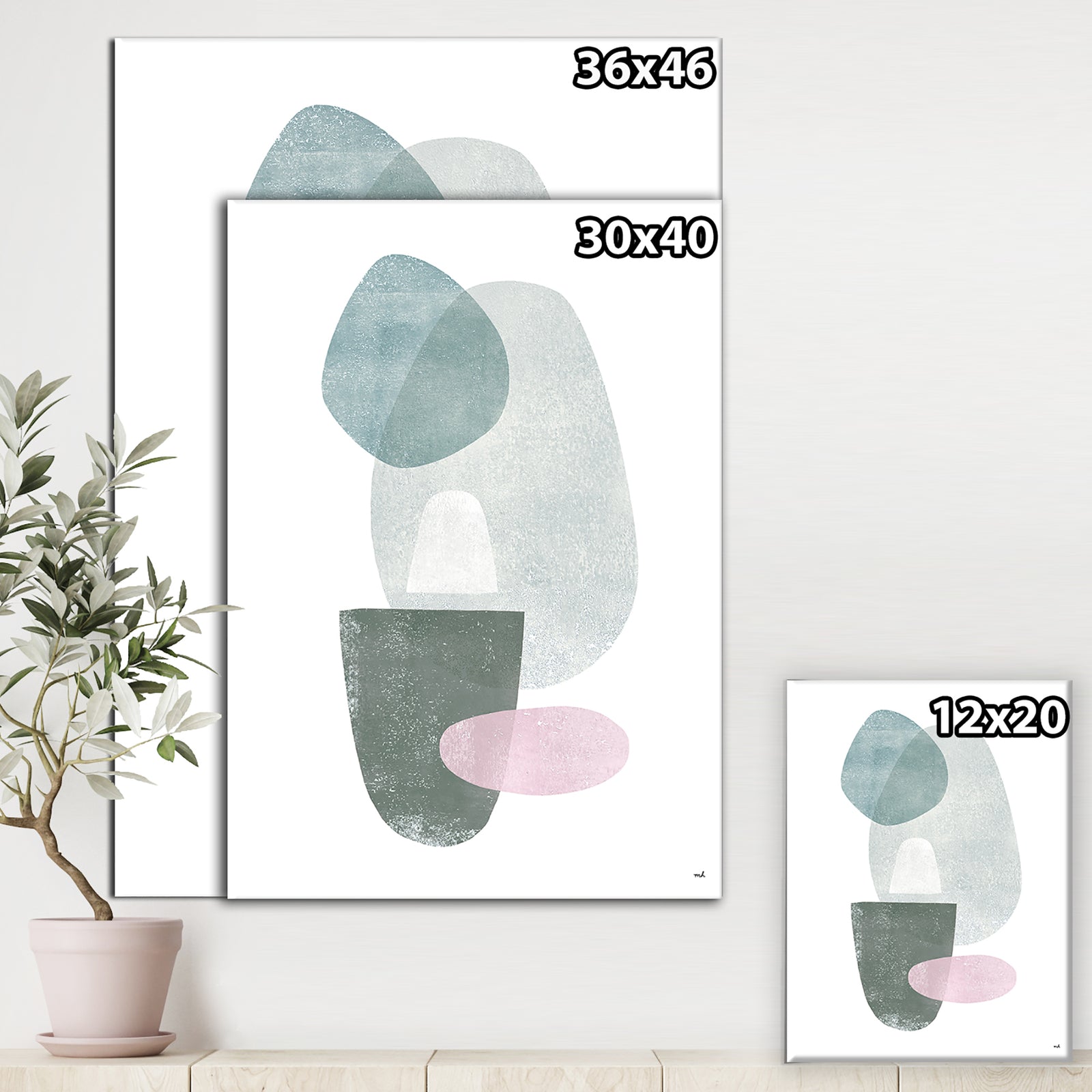 Distressed Dream IV - Modern & Transitional Premium Canvas Wall Art