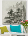 Asian Forest - Cabin & Lodge Gallery-wrapped Canvas