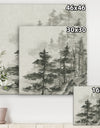 Asian Forest - Cabin & Lodge Gallery-wrapped Canvas