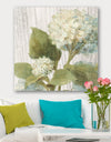 Goauche Green Flower II - Cabin & Lodge Canvas Artwork