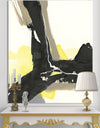 Glam Black and Yellow I - Modern & Contemporary Premium Canvas Wall Art