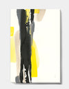 Glam Black and Yellow II - Modern & Contemporary Gallery-wrapped Canvas