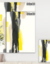 Glam Black and Yellow II - Modern & Contemporary Gallery-wrapped Canvas