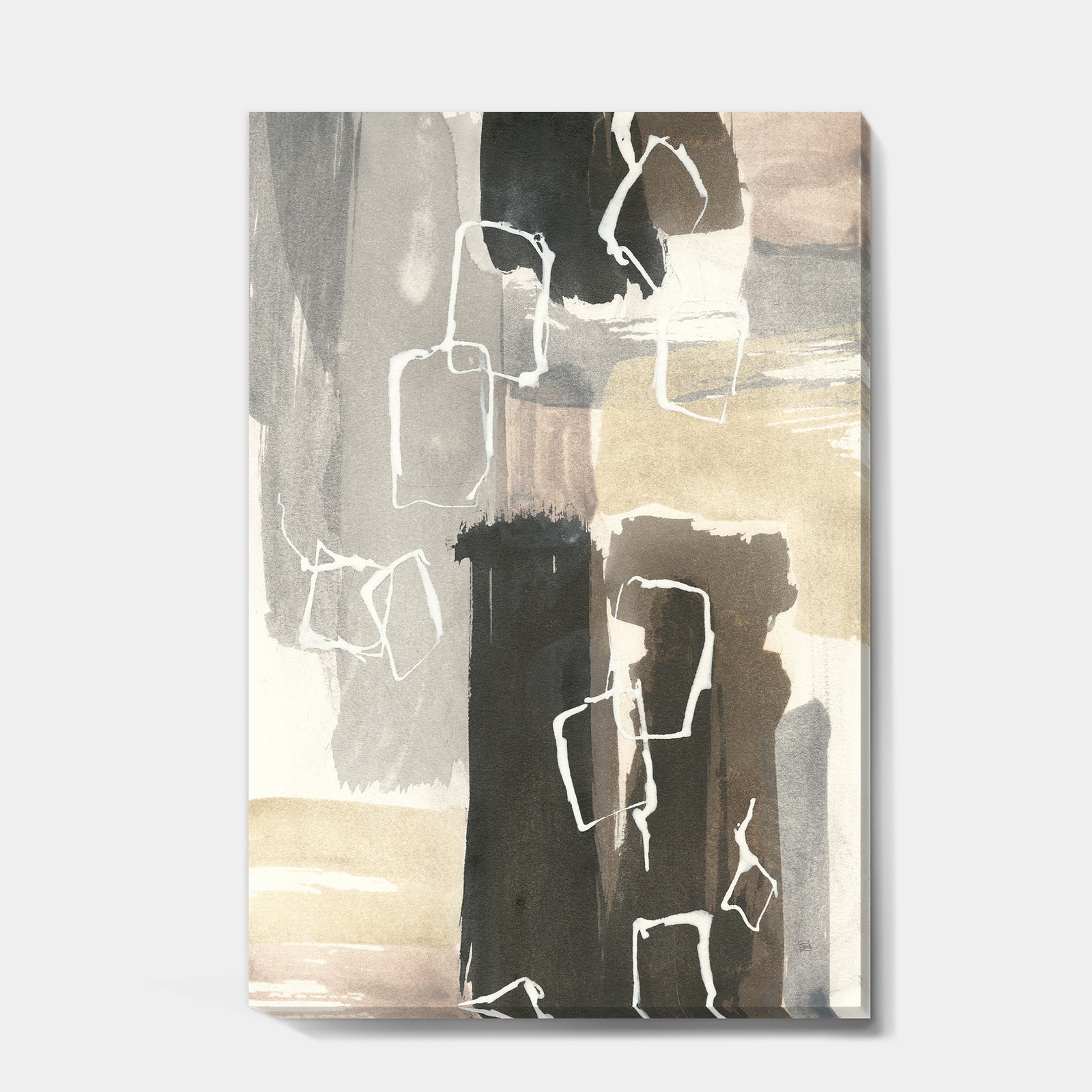 Glam Dancing shape I - Modern & Contemporary Canvas Art