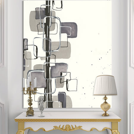 Glam Dancing shape IV - Modern & Contemporary Canvas Artwork
