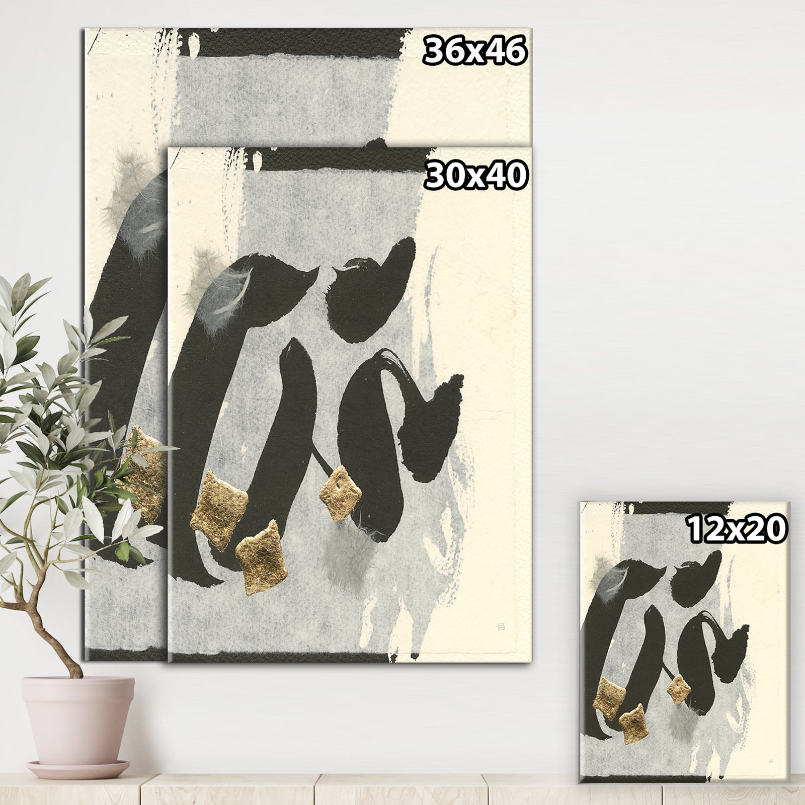 Glam Collage I - Modern & Contemporary Canvas Art