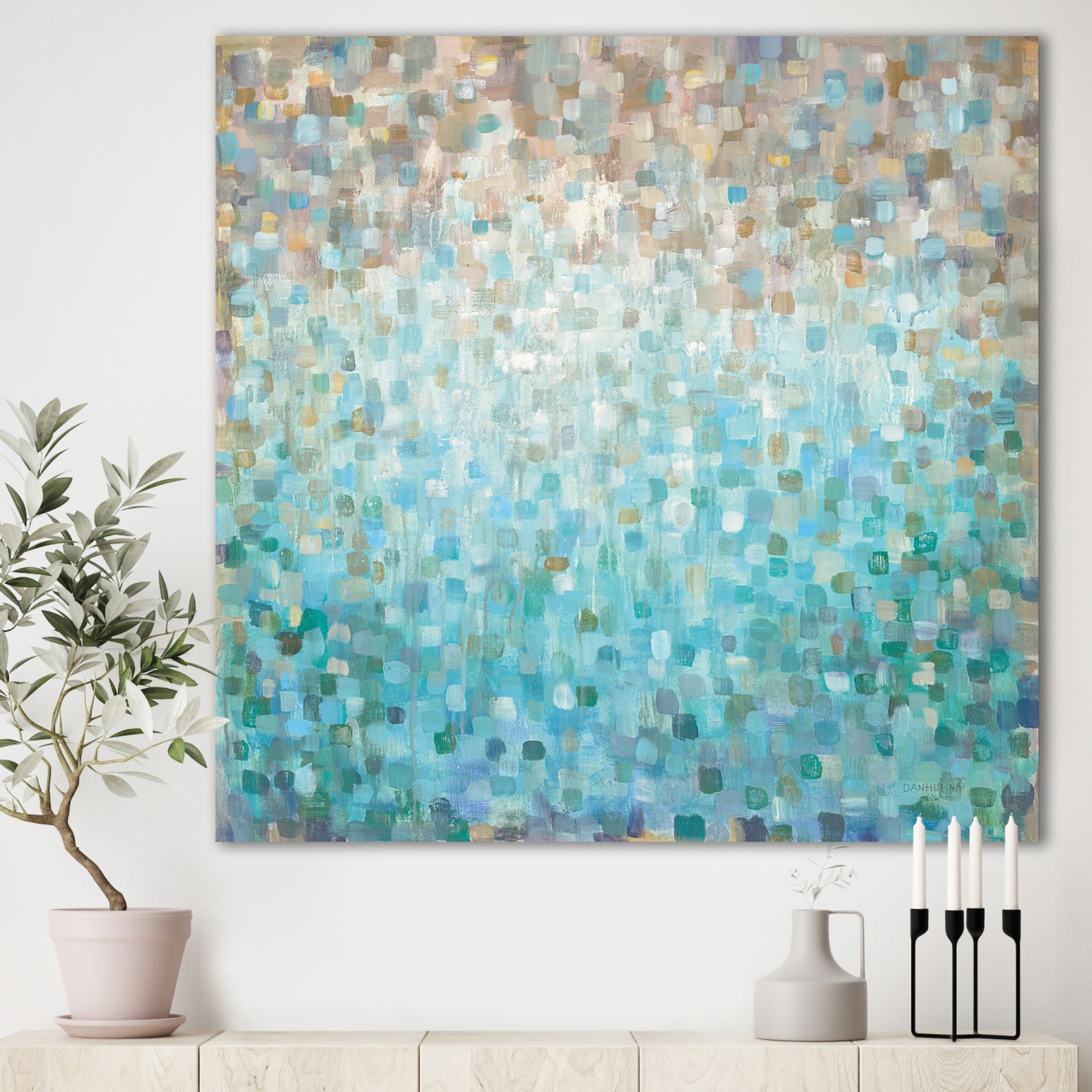 Blocked Abstract - Nautical & Coastal Gallery-wrapped Canvas