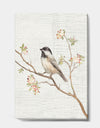 Birds on Blossom I - Farmhouse Canvas Art