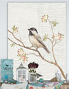 Birds on Blossom I - Farmhouse Canvas Art