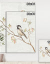 Birds on Blossom I - Farmhouse Canvas Art