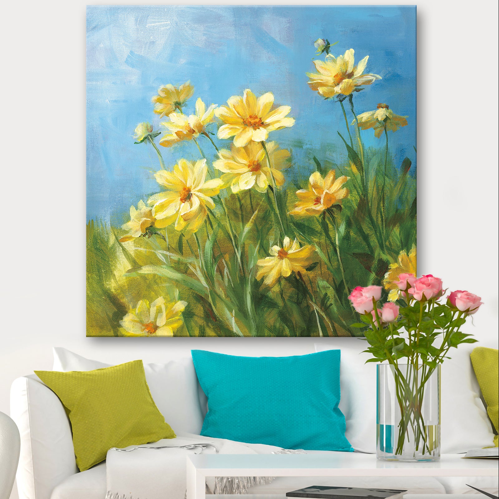 Summer Field I - Traditional Gallery-wrapped Canvas