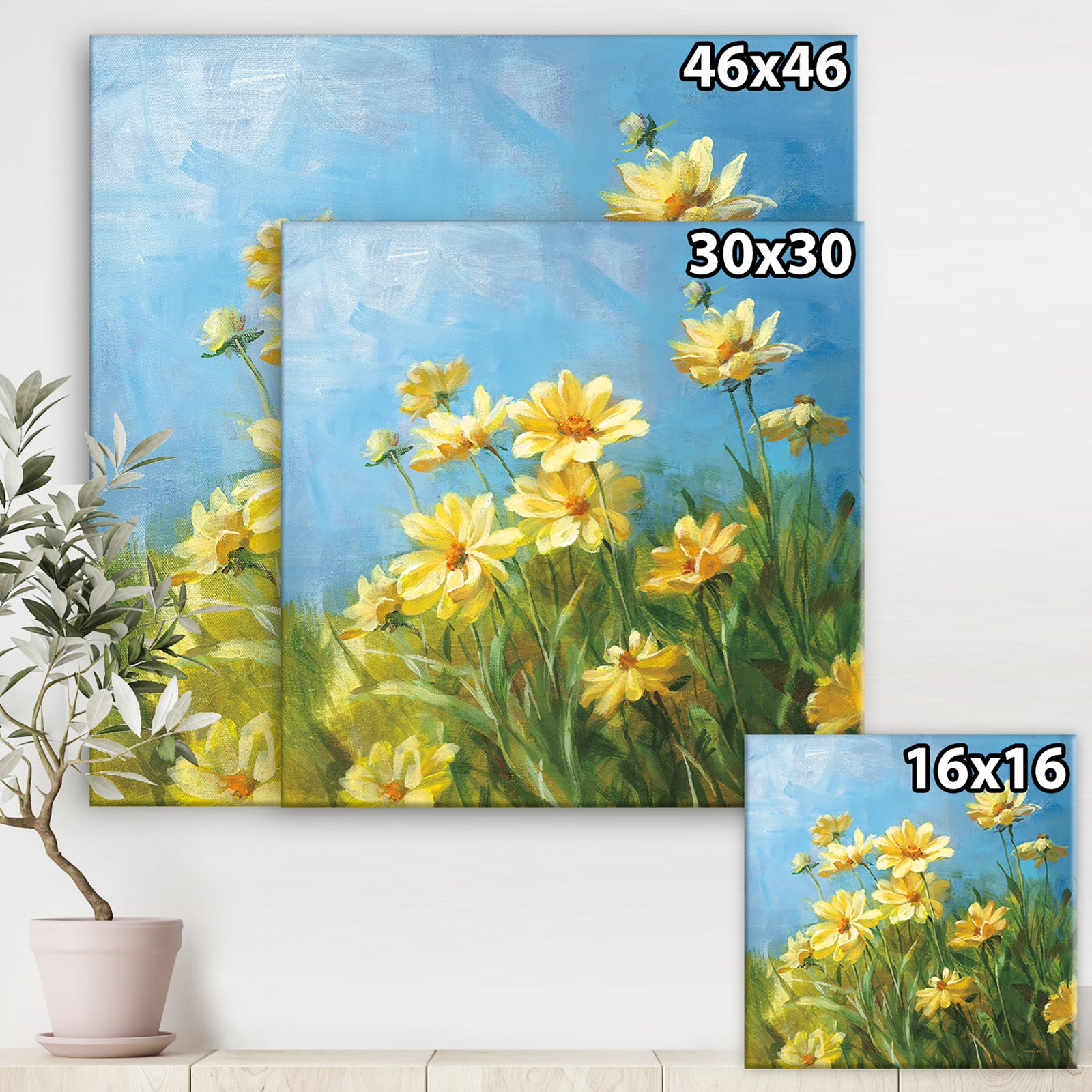 Summer Field I - Traditional Gallery-wrapped Canvas
