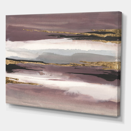 Purple Glam Storm I - Glam & Shabby Chic Canvas Artwork