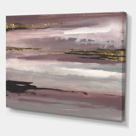 Purple Glam Storm II - Glam & Shabby Chic Canvas Art