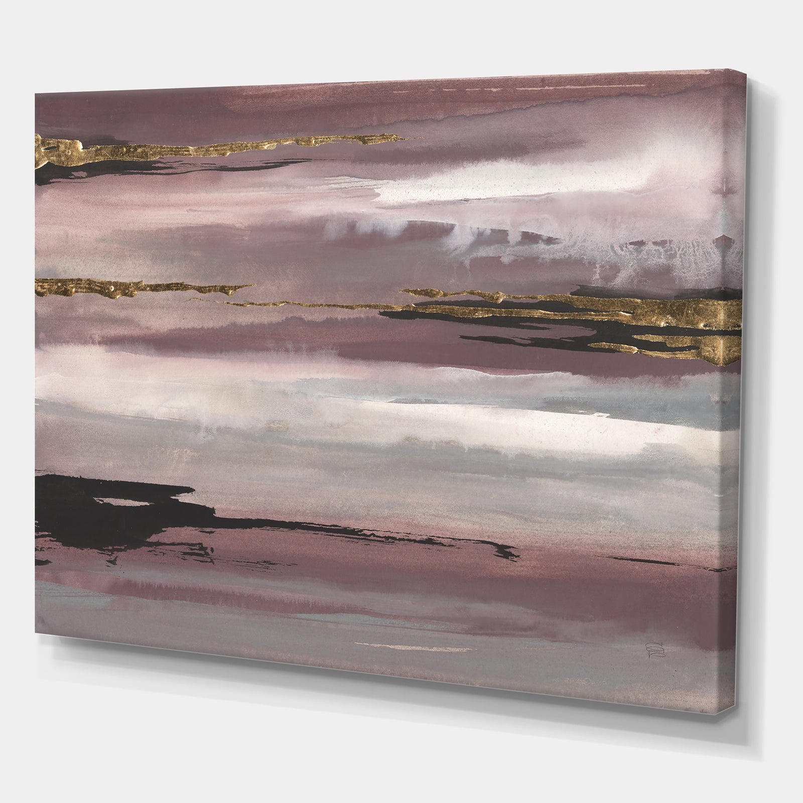 Purple Glam Storm II - Glam & Shabby Chic Canvas Art