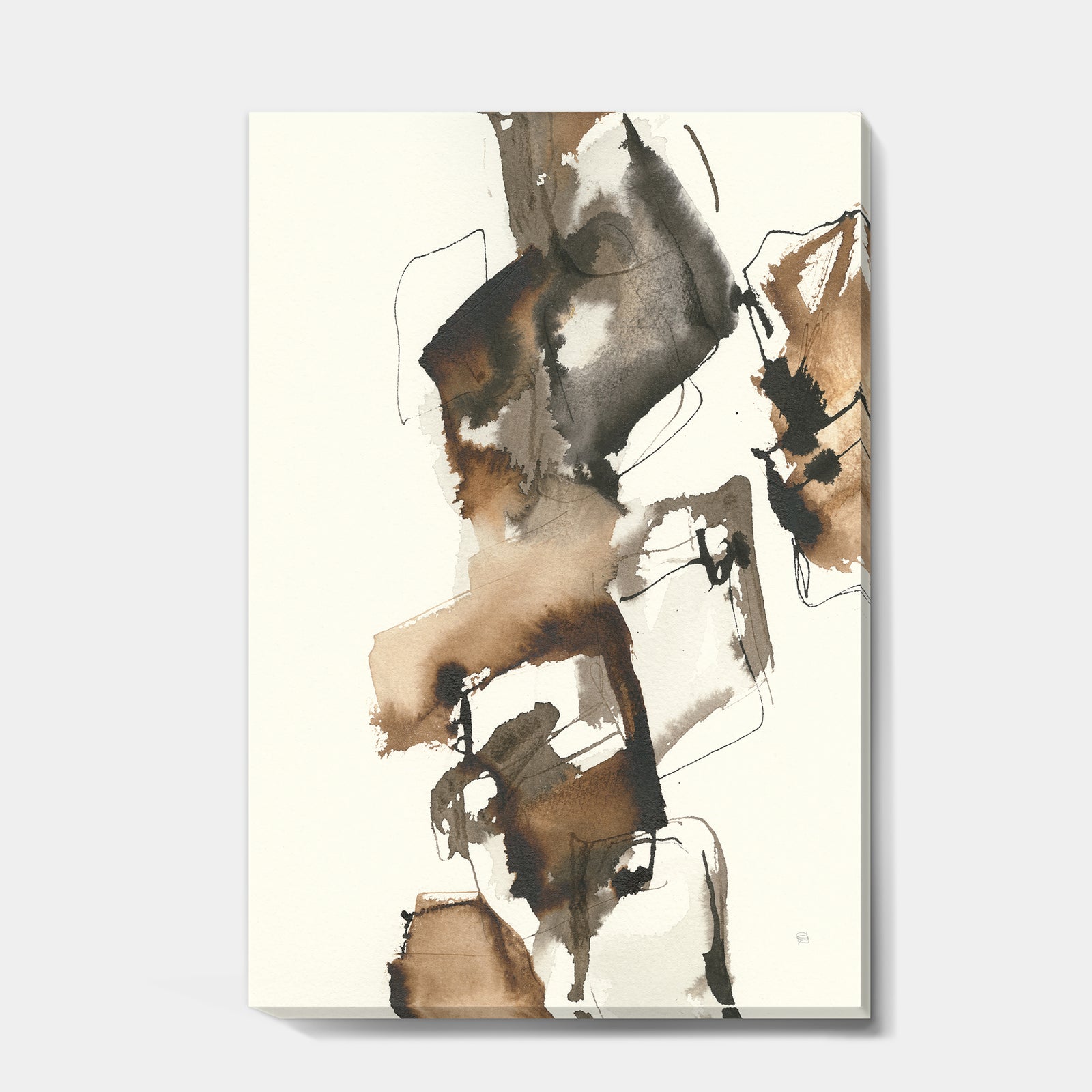 Gold Glam Squares II - Modern & Contemporary Canvas Art