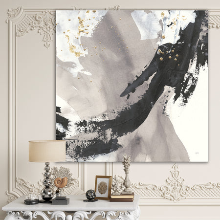 Glam Printed Arcs III - Transitional Canvas Art